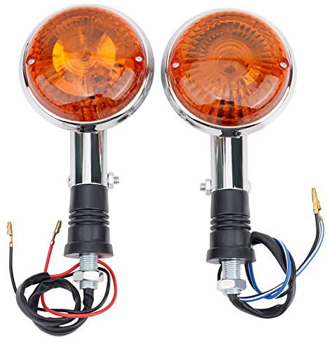 AHL Motorrad Blinker Zubehör Kompatibel mit Yamaha XV400 Virago 250 1995-2006/ Virago 500 1983-1984/ XV535 Virago 535 1987-2000/ Virago 535S 1994-1997