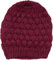 styleBREAKER Damen Strick Beanie Mütze mit Bubblemuster, Einfarbige Winter, Raspberry Pattern Strickmütze 04024193, Farbe:Bordeaux-Rot