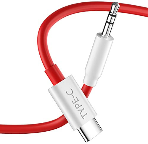 iMangoo USB C to 3.5mm Audio Aux Jack Cable 2m, USB Type C to 3.5mm Headphone Stereo Cord Car for iPhone 16 15 Samsung Galaxy S24 Ultra S23 FE S22 S21 Ultra S20 FE Z Flip6 Tab S9 Oneplus Pixel 9 Pro