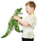 Zappi Co Weich gefülltes Kuscheltier für Kinder T-rex (Grün) Plüschtier (48-50 cm Höhe) Safari-Tiere Kollektion Plüschteddy Neugeborenes erstes Kind