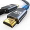 Eareyesail 8K HDMI 2.1 Cable 5M,48Gbps Ultra High Speed Gaming Braided Cables Support 8K@60HZ/4K@120Hz,eARC,Dynamic HDR,HDCP 2.2/2.3,3D,VRR for 120fps Monitor PS5/PS4/X-Box/Roku TV/RTX3080/3090