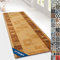 Floordirekt Teppichläufer mit Muster - maßgefertigter Feinschlingen Teppich Läufer für Küche, Flur & Wohnraum - Ornament Vintage Orient Gitter (80 x 450 cm, Akzent Beige)