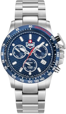 JDM Military Charlie II Herren Uhr Chronograph Analog Quarz JDM-WG017-02