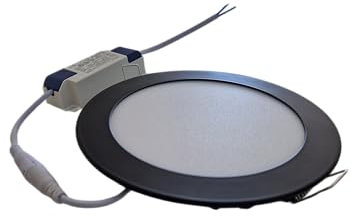 styriaLUX 12w LED Einbau-Panel Trockenbau rund warmweiss 3000k schwarz (12)