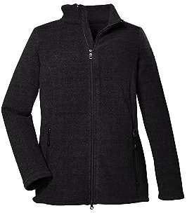 STOY Damen Strickjacke - Große Größen STW 2 WMN KNT JCKT, anthrazit, 48, 39783-000