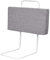 SWANEW 1X Bettgitter für Kinder 60 * 28cm, Baby Bettschutzgitter 5-Loch Höhenverstellbar, Weich Rausfallschutz Bett, Kinderbettgitter für Familienbett und Kinderbett, Grau