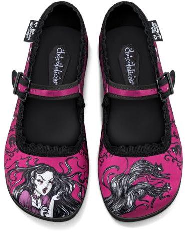 Hot Chocolate Design Chocolaticas Carmilla Damen Mary Jane Flat Mehrfarbig HCD 37, Carmilla, 38 EU
