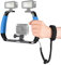Andoer Stabilizzatore Subacqueo Stabilizzatore Palmare per Action Camera con Supporti per Scarpe Fredde Cinghia Compatibile con GoPro Hero 12/11/10, dji Osmo Action 4/3/2, Insta360