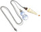WOONEKY 2pièces Pendentif Luminaire Cristal Pour Chaîne De Ventilateur De Plafond Décoration Élégante Pour Éclairage Intérieur pour lampe de salle de bain, toilettes, ventilateur de plafond