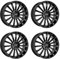 4x Carmani Felgen Alufelgen 17 Fritz 8,5x20 ET23 5x112 black kompatibel mit BMW 3 5 6 7 8 X2 X3 M X3 X4 M X4