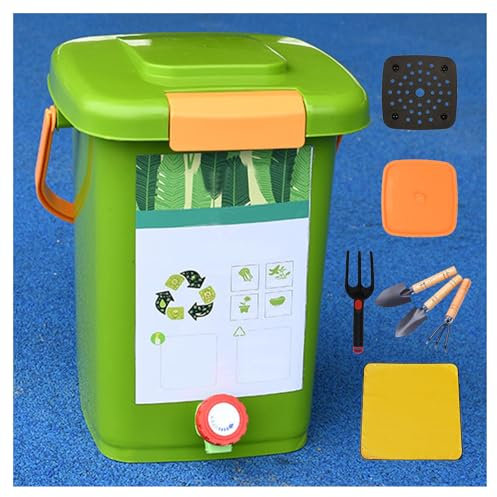 Poubelle à compost élégante de 20 L pour le recyclage pratique des déchets alimentaires de cuisine