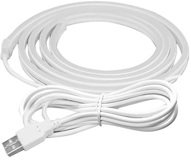 LED-Streifen, 1 m, , Beleuchtung unter dem Schrank, 5 V, Lichtschlauch – LED-Lichterkette mit USB-Anschluss, Dekoration für Restaurants, Hotels, Bibliotheken