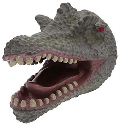 KICHOUSE 1stück Dinosaurier Handpuppe Aus Weichem Waschbares Spielzeug Für Lebensechter Dinosaurierkopf Fördert Kreativität Und Rollenspiel Für Kleinkinder Und Geburtstagsgeschenke