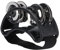 Metal Jingle Bell Foot Tambourin Shaker Percussion Drum Set - Einfach zu Bedienende, Sonunvolle Glocken - für Begleit-, Gesang - Kompakt und Leicht - Metall und Nylon (BLACK)