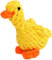 Mythonic Duck Rope Dog Toy (12cm) Tough Natural Cotton Chew Toy for Small & Medium Dogs Fun Animal Shape, Teeth Cleaning, Safe for Puppies