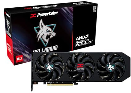 Powercolor Hellhound AMD Radeon RX 9060 XT 16GB GDDR6