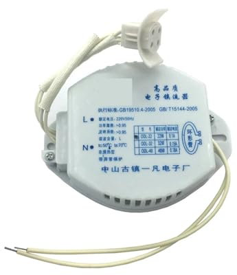 ApuaVireo&Co Balasto electrónico T6 T5 de 32 W, 40 W, 55 W, 220 V for balastos de Tubo anular G10Q(40W)