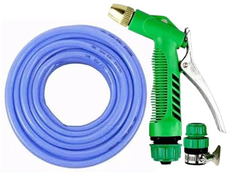 Lange Gartenwasserleitung – 0,8 kg flexibler Hofschlauch, Autowasch-Set, nicht knickend, Waschschlauch-Werkzeug, anspruchsvolles Gartensprühen, Gartenschläuche, Schlauch für