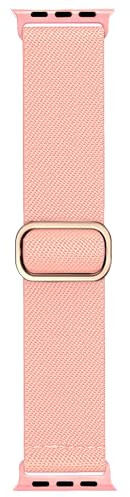 Stretchy Ankle/Arm Strap Compatible with Apple Watch 49/46/45/44/42/40/38mm | Breathable Nylon Armband for iWatch Ultra SE Series 11 10 9 8 7 6 5 4 3, Soft Sport Ankle Band for Women Men