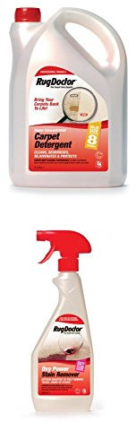 Rug Doctor Carpet Detergent, 4 Litre & Rug Doctor Oxy Power Stain Remover, 500 ml