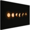 Leinwandbild XXL Mondfinsternis Wandbild Kunst Mond Astronomie Orange 120x80 cm