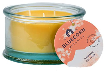 Botanica Bienenwachskerze – 3 Dochte – Mandarine & Geranie