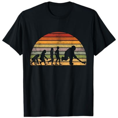 Eishockey Evolution Vintage Wintersport Goalie ICE HOCKEY T-Shirt