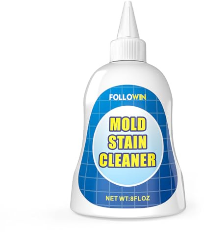 FOLLOWIN Concentrated Gel Cleaner, Stain Remover for Bathroom Grout, Silicone Caulk, Washing Machine Seal, Shower Tile, Kitchen Sink, Bathtub, Window Seals, Hard Surfaces,8 oz