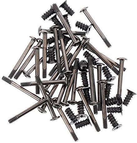 Iplusmile 60pcs Computer Case Fan Screw Kit - PC Chassis Radiator Flat Case Screw Set