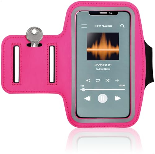 COM-FOUR® Sportarmband, Armtasche für das Smartphone, MP3- und Handytasche | optimal für Laufen - Joggen und Sport