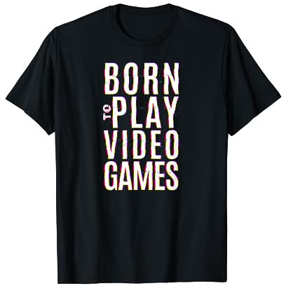 Born 2 Play Video Games I Controller PS5 Gaming T-Shirt