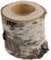 matches21 Pflanztopf Birkenstamm Holzstamm Pflanzgefäß Übertopf Blumentopf Naturdeko mit Plastikbecher 1 STK Ø 10-12x10 cm