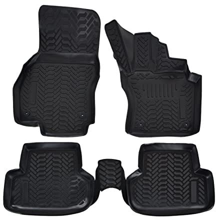 Tailored Rubber Set Tailored Heavy Duty Mats Tray for Golf mk7 2012-2019 4pcs