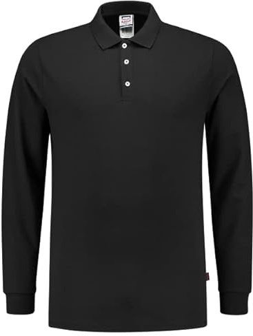 Tricorp 201017 Casual Fitted Langarm Poloshirt, 50% Gekämmte Baumwolle/50% Polyester, 210g/m², Königsblau, Größe XS