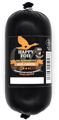 Happy Foie - Inspiriert von Foie Gras - Ohne Stopfen - Rolle (250g, Ente mit Trüffel)