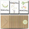 Kings Street Trading Weihnachtspostkarten Set - 15 x A6 Weihnachtskarten mit Umschlag - Fröhliche Weihnachten - Faltpapier - Made in Germany