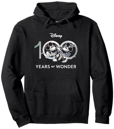 Disney 100 Years of Wonder Mickey & Minnie Dancing Retro Pullover Hoodie