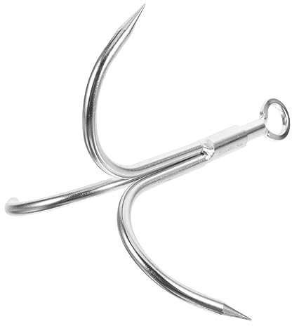 DOITOOL Gancio per Arrampicata Metallo Gancio per Sopravvivenza Alpinismo e Scalate su e Portatile Resistente e Attrezzatura per Outdoor e