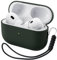 ORNARTO Cover per Airpods Pro 2 Case, Cover Protettiva in Silicone Liquido per AirPods Pro 2 Generazione 2022/2023 Frontale a LED Visibile (Cordino per il sudore), Verde Scuro