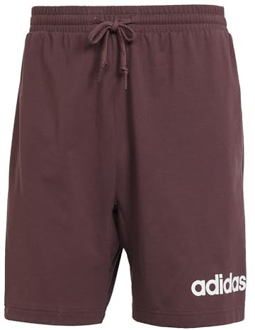 adidas Homme Essentials Linear Single Jersey Short, Aurora Ruby/White, M
