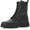 Gabor Damen Combat Boots, Frauen Stiefeletten,Moderate Mehrweite (G),Lammfell,Winterstiefel,Winterschuhe,gefüttert,schwarz,40.5 EU / 7 UK