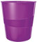 Leitz Papierkorb, 6er Pack, 15 Liter, Kunststoff, Violett, WOW, 52781062