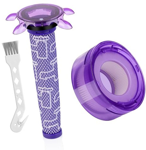 iVanzoll Upgraded V8 Star Pre-Filters and HEPA Post-Filters for dyson V7 V8 2023 Version Cordless Vacuum Animal Extra SV25 SV37, Replace Part No. 965661-05 & 967478-05