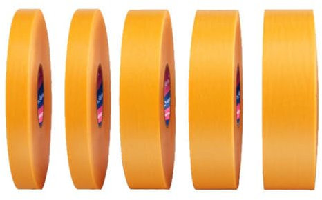 Visxcnu 5Rotoli di Nastro Sottile per Mascheratura Fineline 3/5/10/12 mm x 50 m di Nastro di Carta, Pittori Automobilistici Linee Sottili Nastro per Fai da Te Vernice Auto