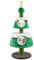 COSTWAY 153cm Cat Tree, Christmas Tree Shape Cats Tower with 2 Condos, Sisal Scratching Posts, Multi-Level Kitten Activity Trees for Indoor
