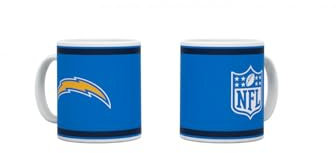 Los Angeles Chargers NFL American Football – Tasse Becher Kaffeetasse Kickoff – Mattes Design zur Season 2024/2025 – 330 ml – Keramik