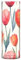 Vaso per fiori a tulipano, infrangibile, decorativo, moderno, in plastica, per ufficio, casa, riunione