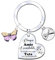 JRZDFXS Porte-clés tata exceptionnelle cadeau fête pour tata baptême annonce grossesse et naissance porte clefs personnalisé tante cadeau tata anniversaire Noël naissance tata porte clef (2)