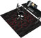 Bodenschutzmatte für Hartböden - Schreibtischstuhl Unterlage - Gaming Teppich Stuhlunterlage -80 x 120 cm Bürostuhl Matte - Bodenmatte unter Bürostuhl und Schreibtisch - Schreibtischunterlage