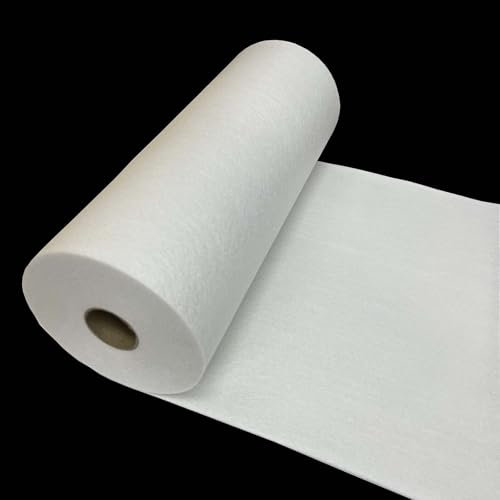 Entoilage en polaire thermocollante pour la couture - Blanc - Rouleau de 0,35 m x 9,9 m